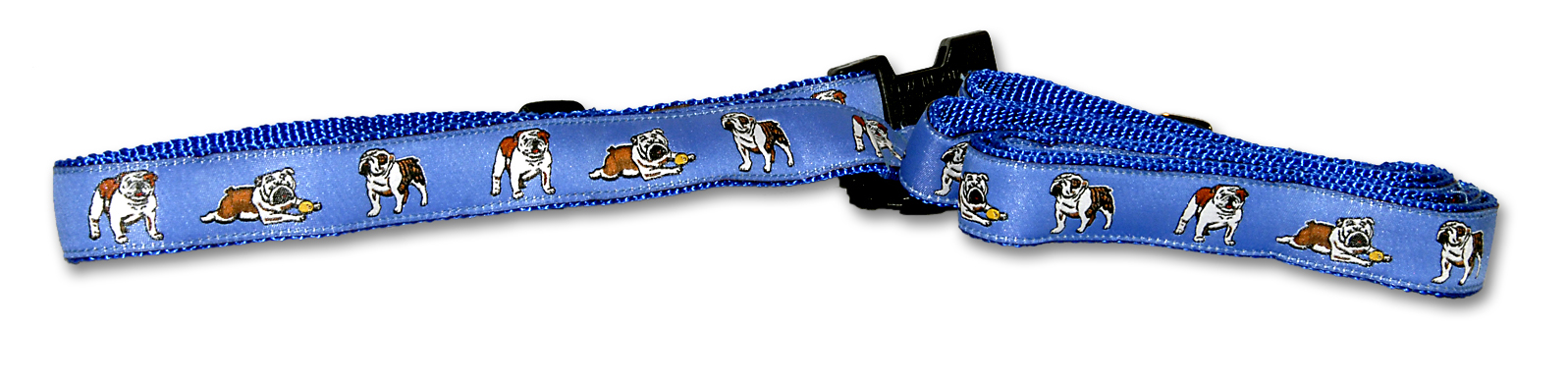 Dog Ink Collars English Bulldog Blue