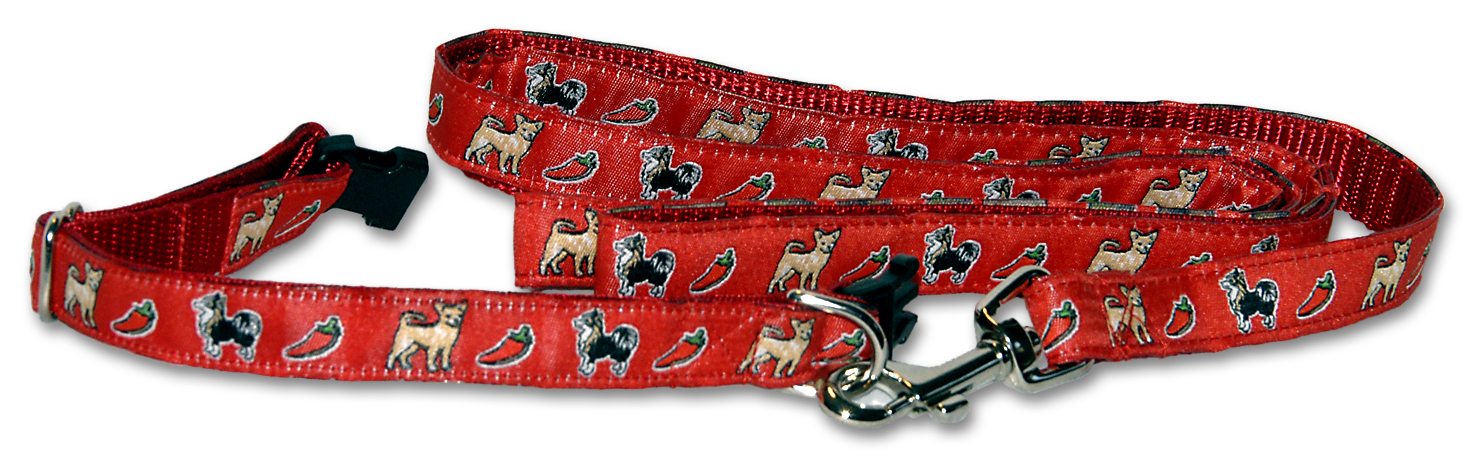 Dog Ink Collars Chihuahua Red
