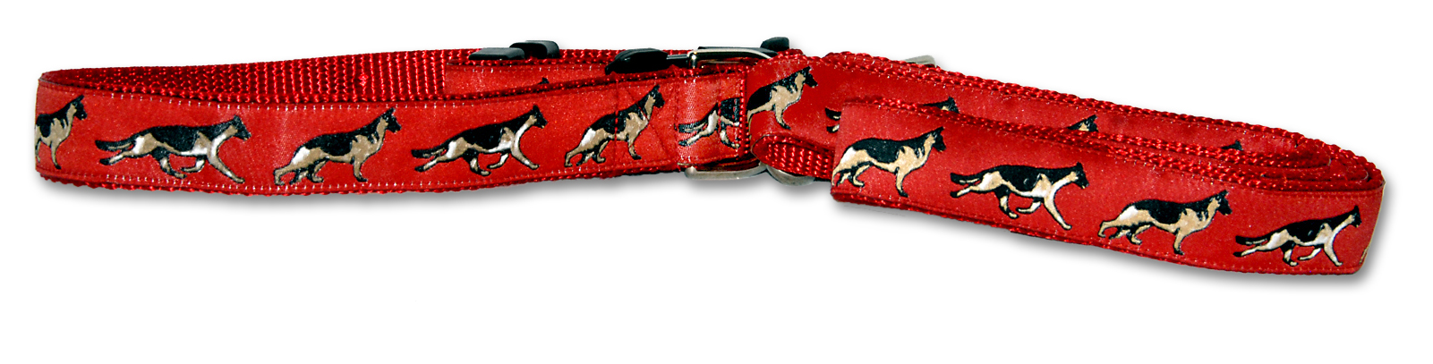 Dog Ink Collars German Shepard Dog Red
