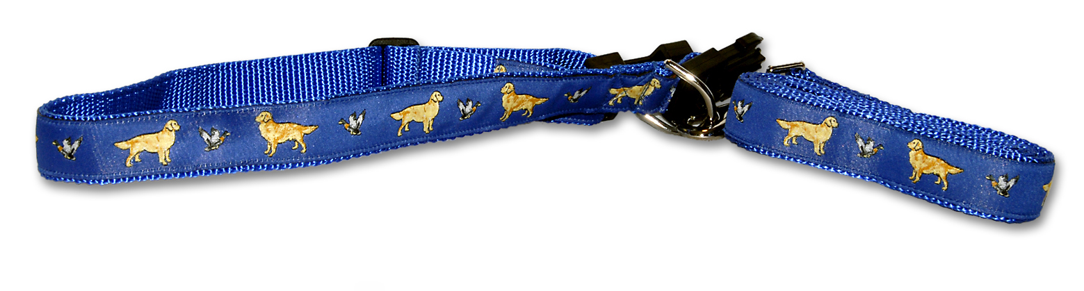 Dog Ink Collars Golden Retriever Blue