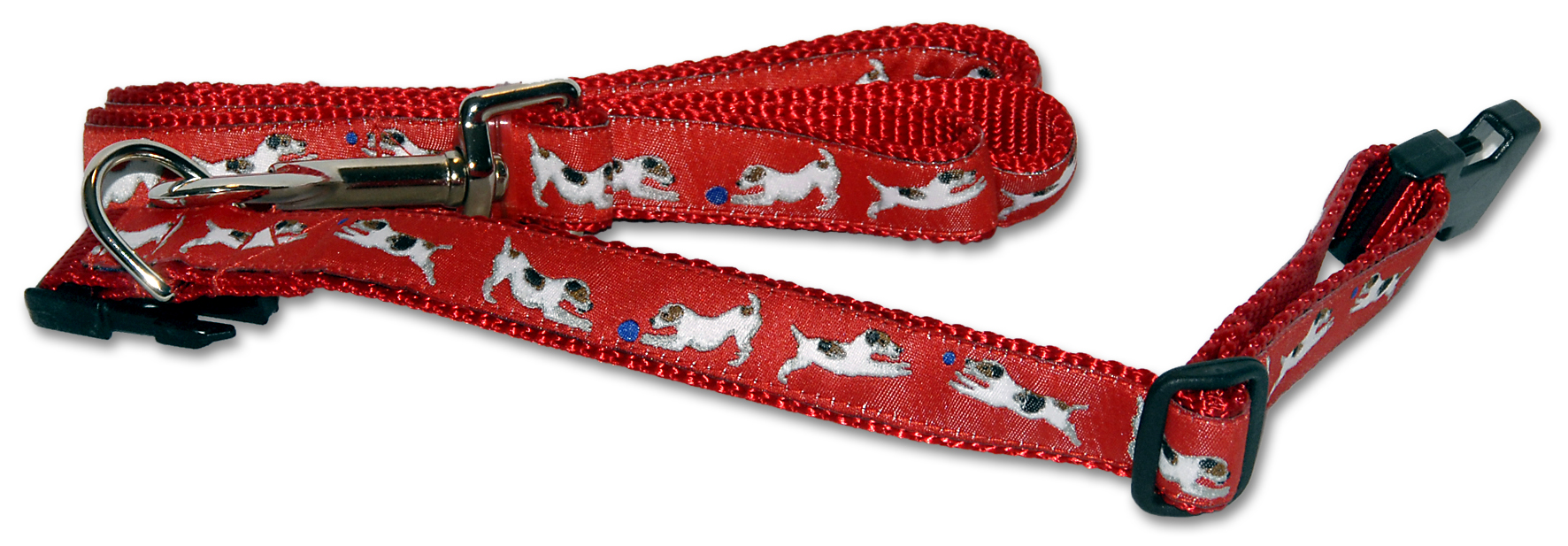 Dog Ink Collars Jack Russell Red
