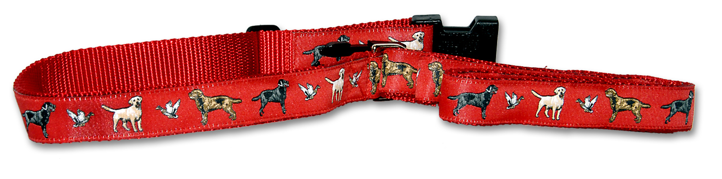 Dog Ink Collars Labrador Red