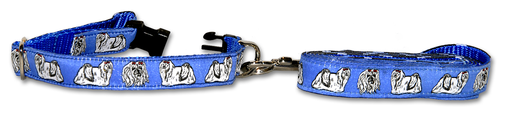 Dog Ink Collars Maltese Blue