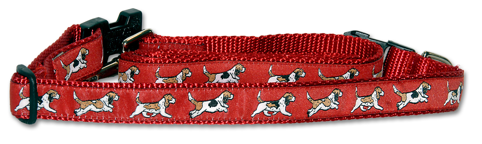 Dog Ink Collars PBGV Red