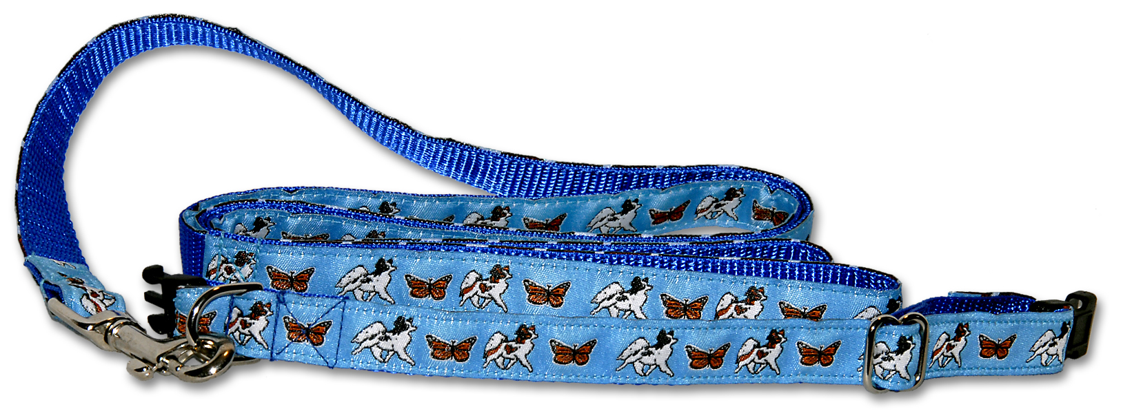 Dog Ink Collars Papillon Blue