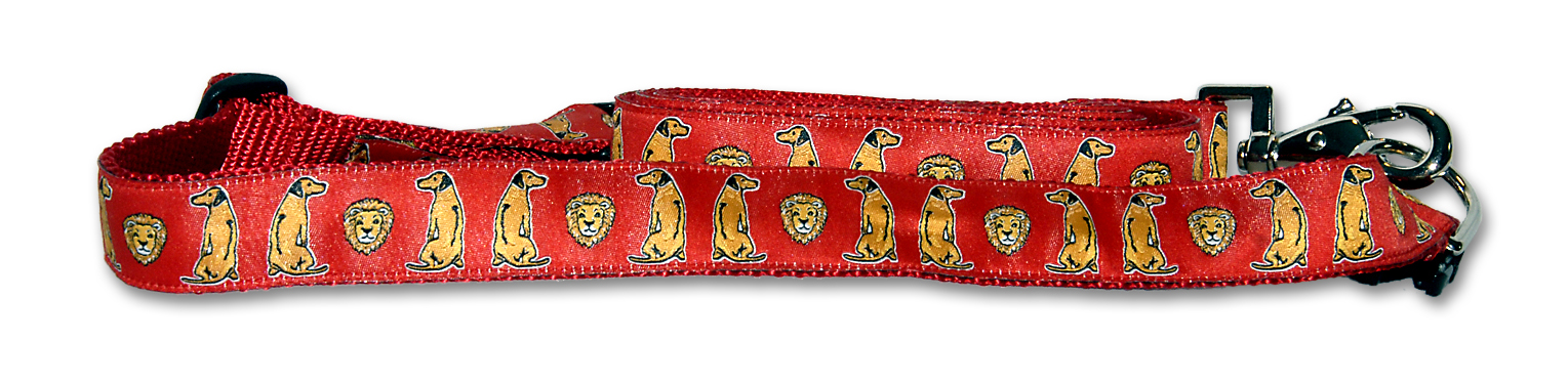 Dog Ink Collars Rhodesian Ridgeback Red