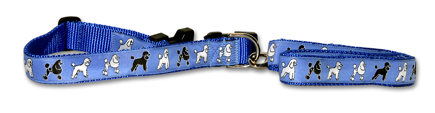 Dog Ink Collars Poodle Standard Blue