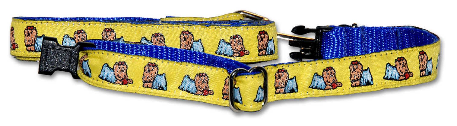 Dog Ink Collars Yorkshire Terrier Yellow